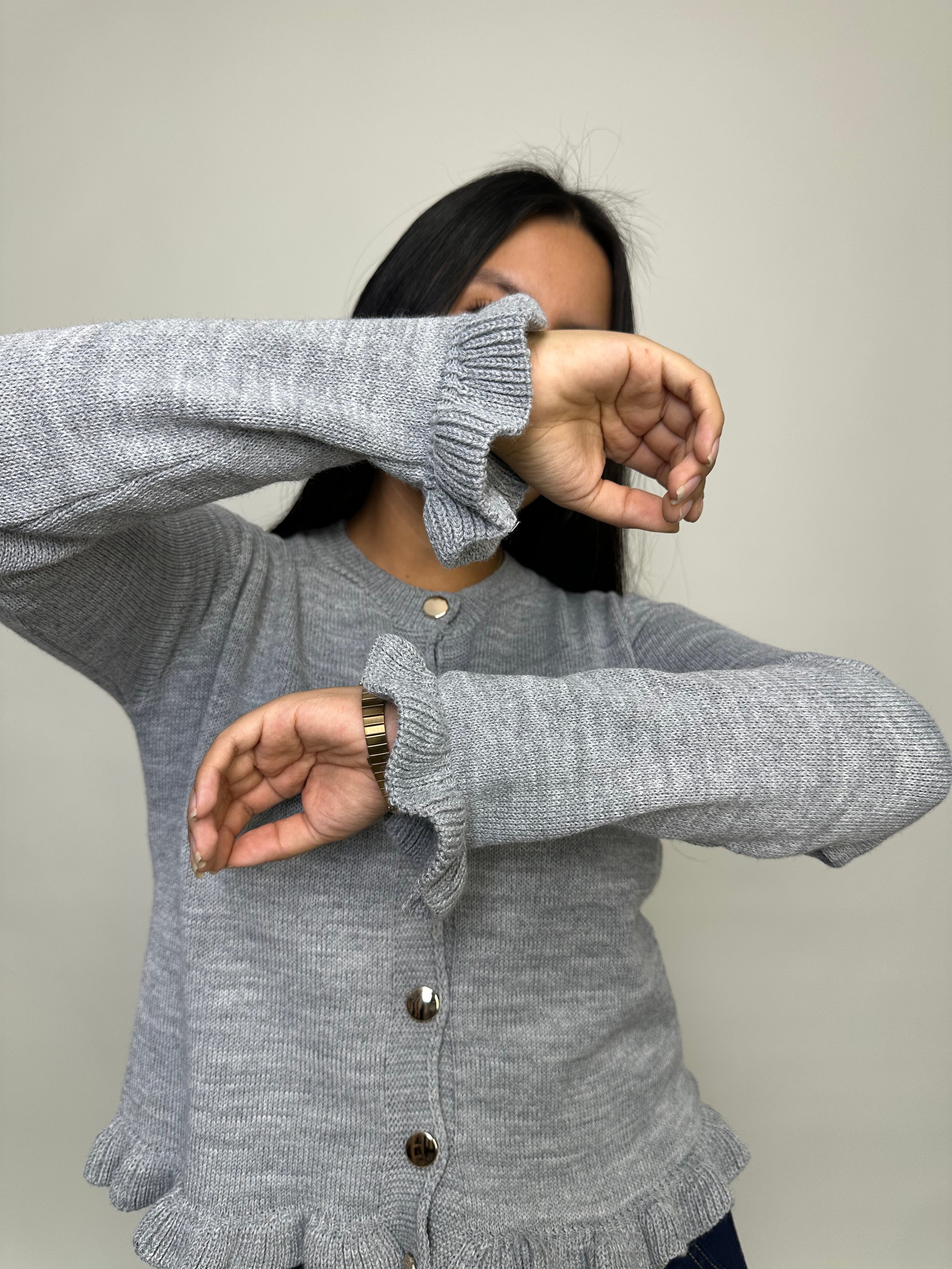 Cardigan Hilo Blondas