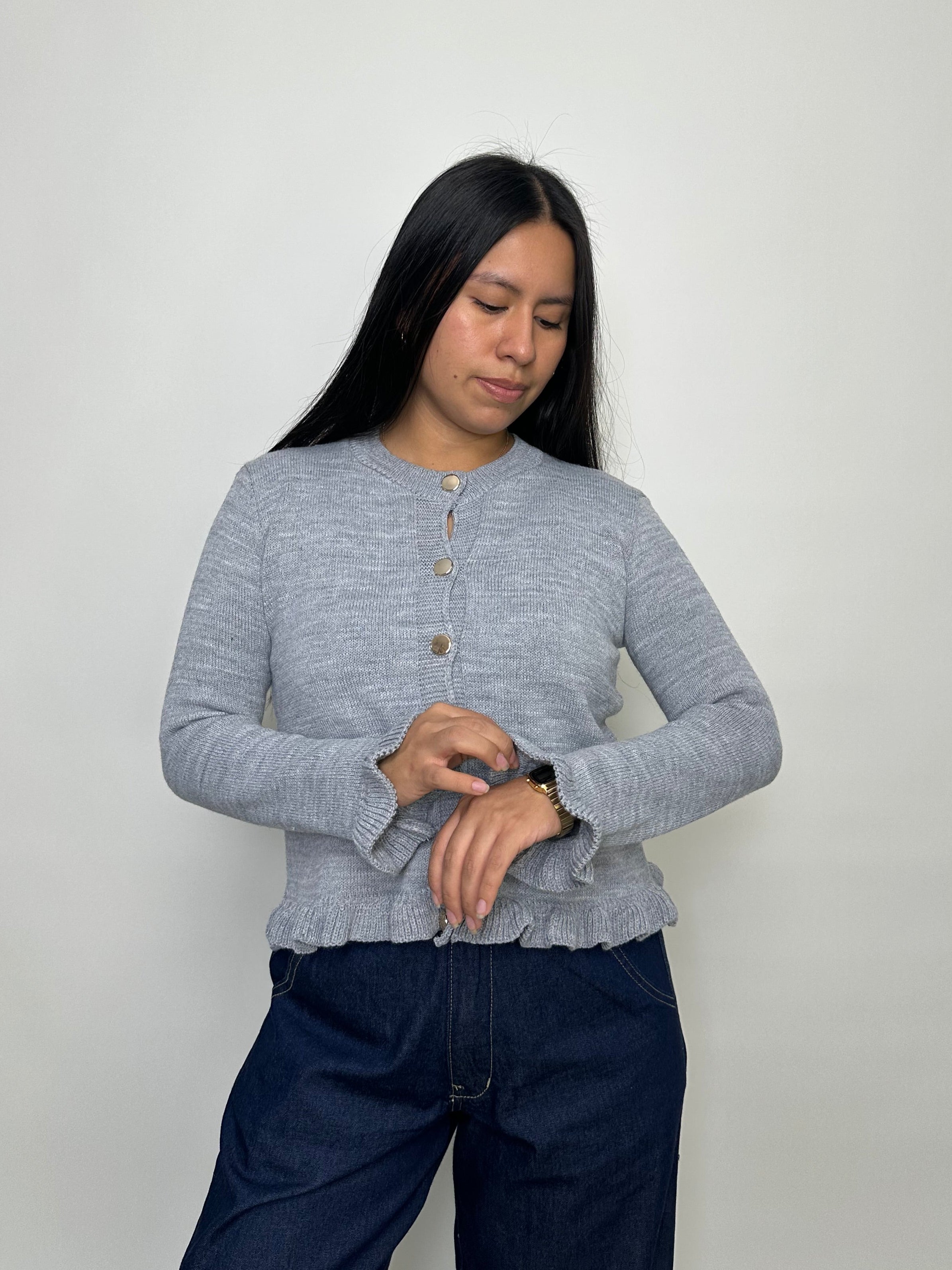 Cardigan Hilo Blondas