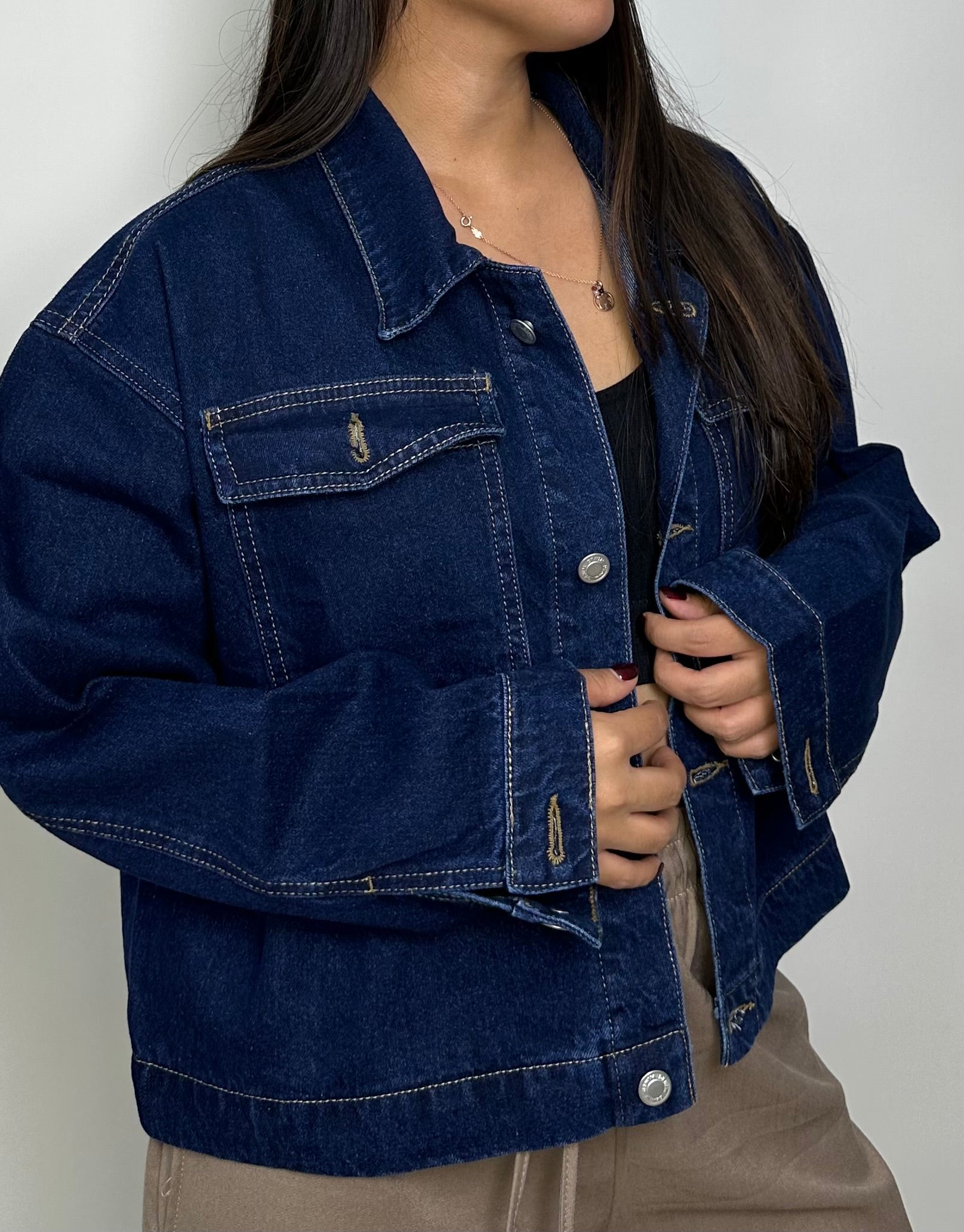 Casaca Denim Oversize
