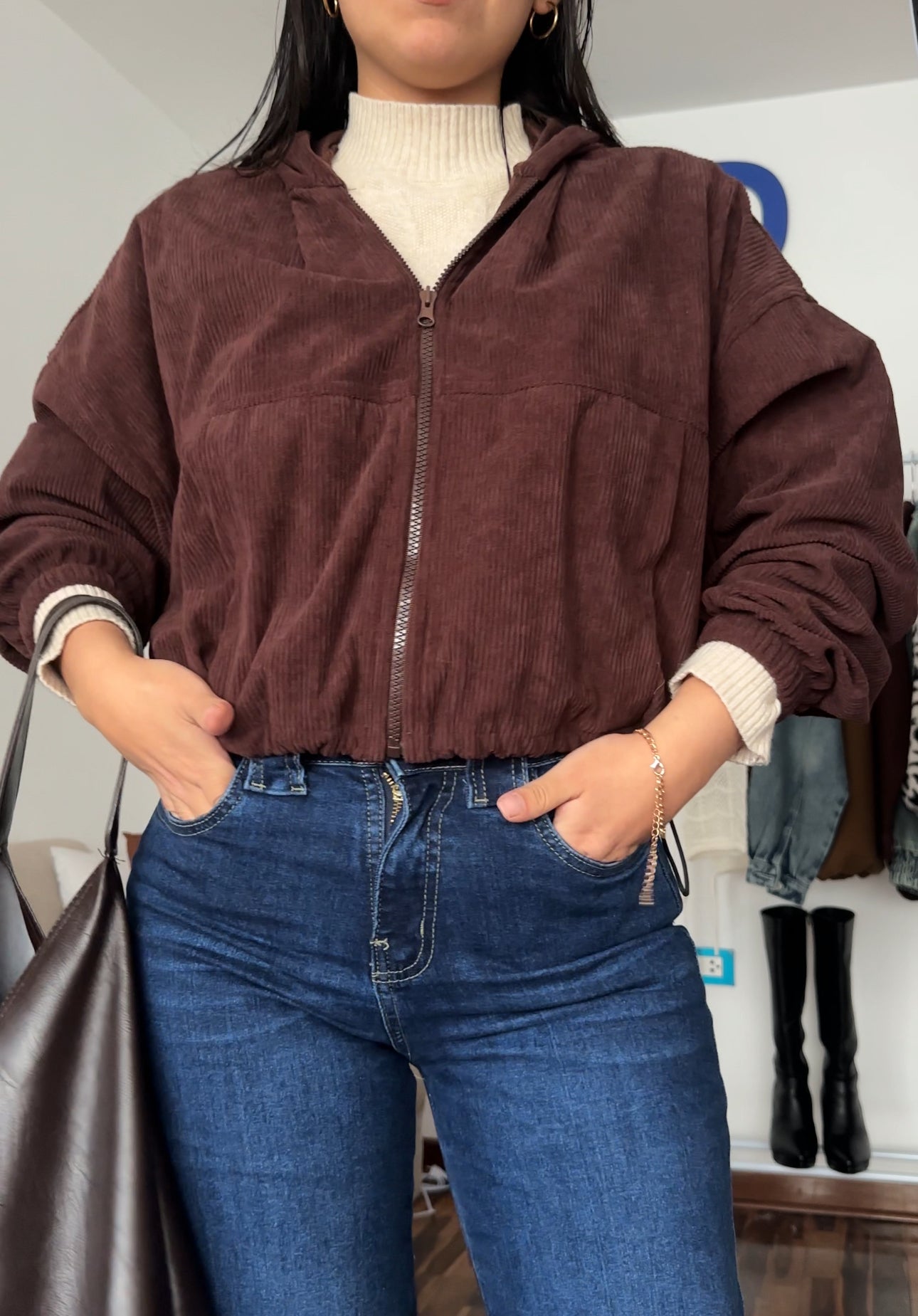 Casaca Bomber Corduroy
