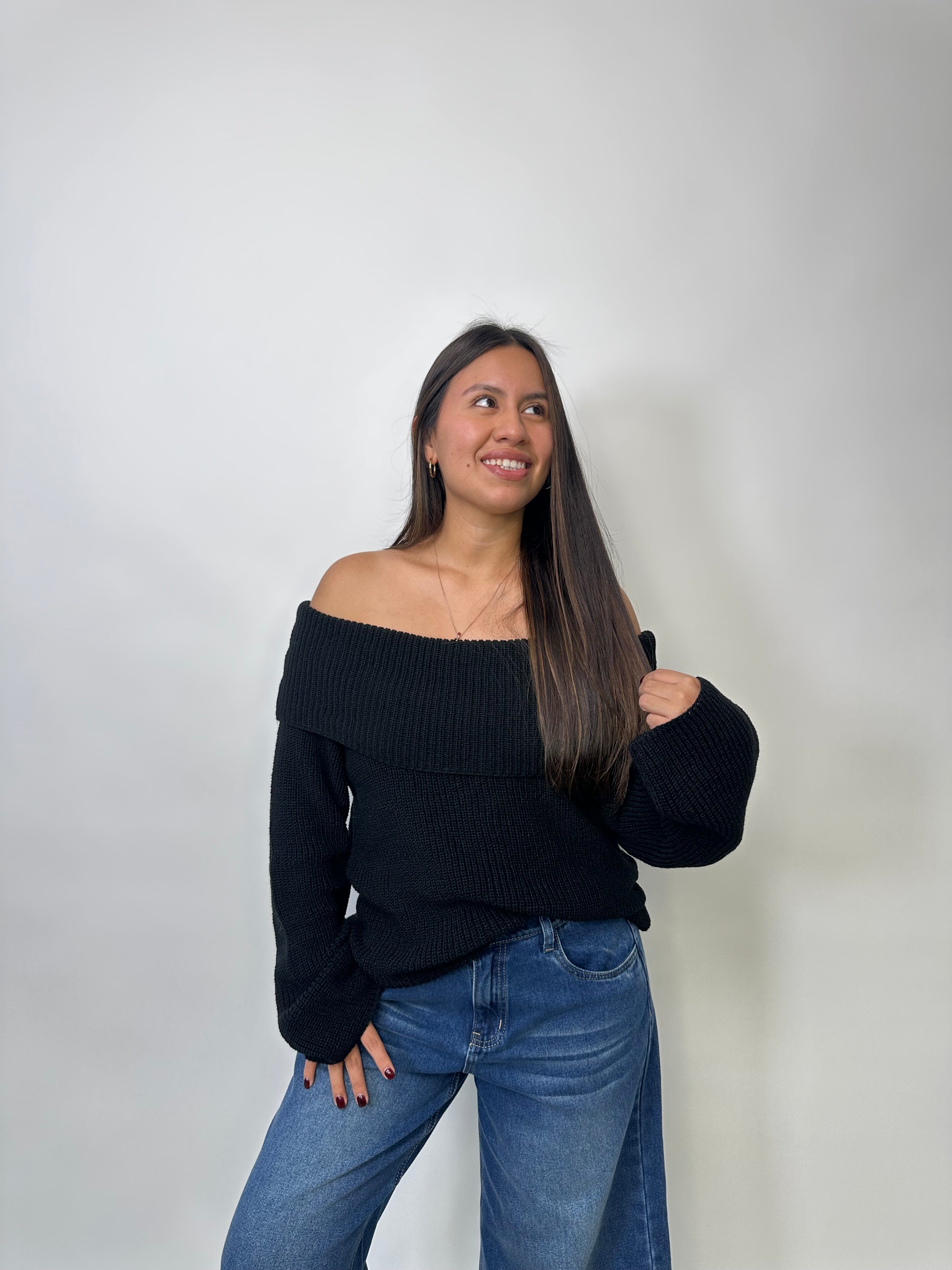 Chompa Offshoulder Clásica