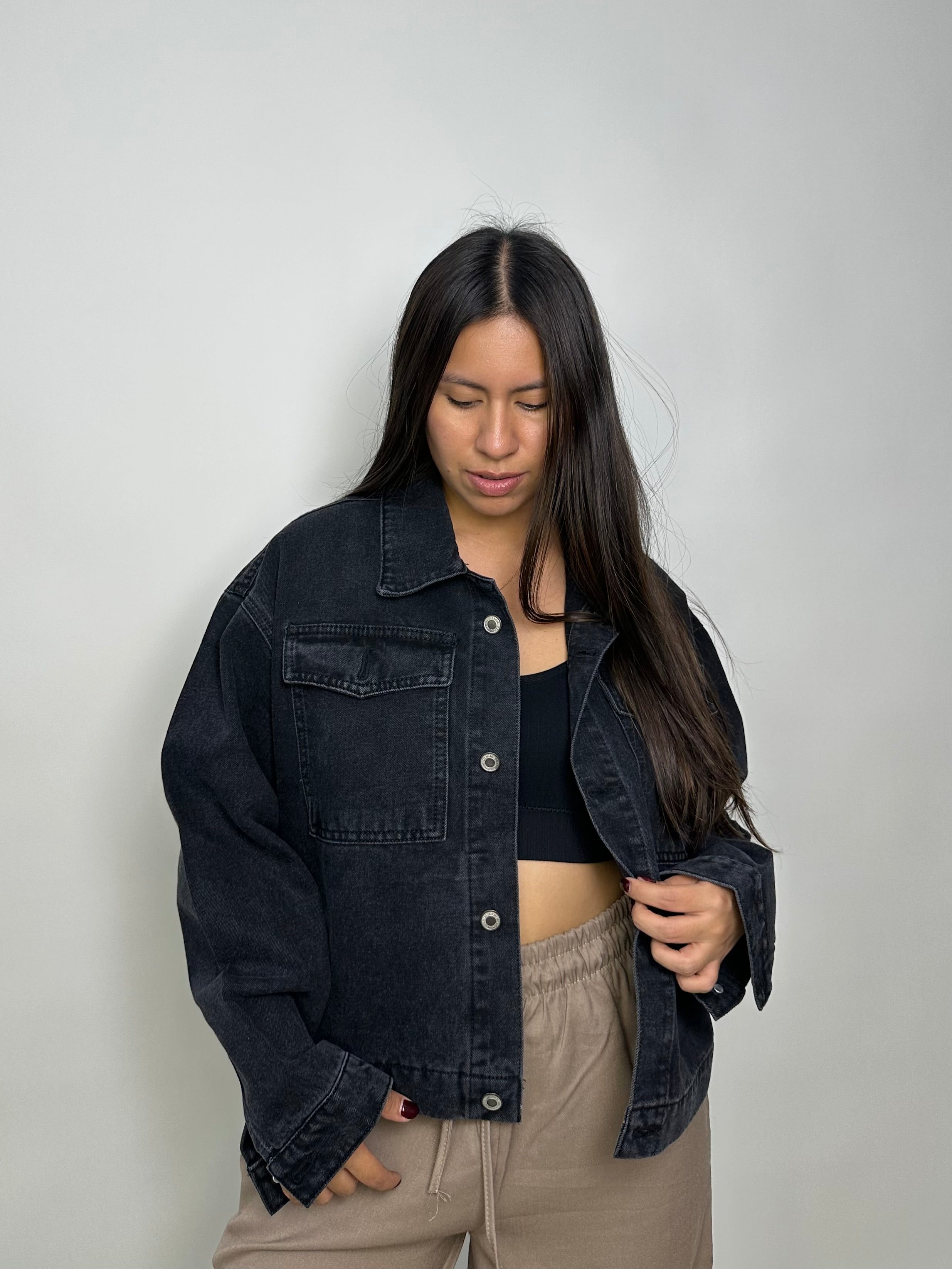 Casaca Denim Oversize