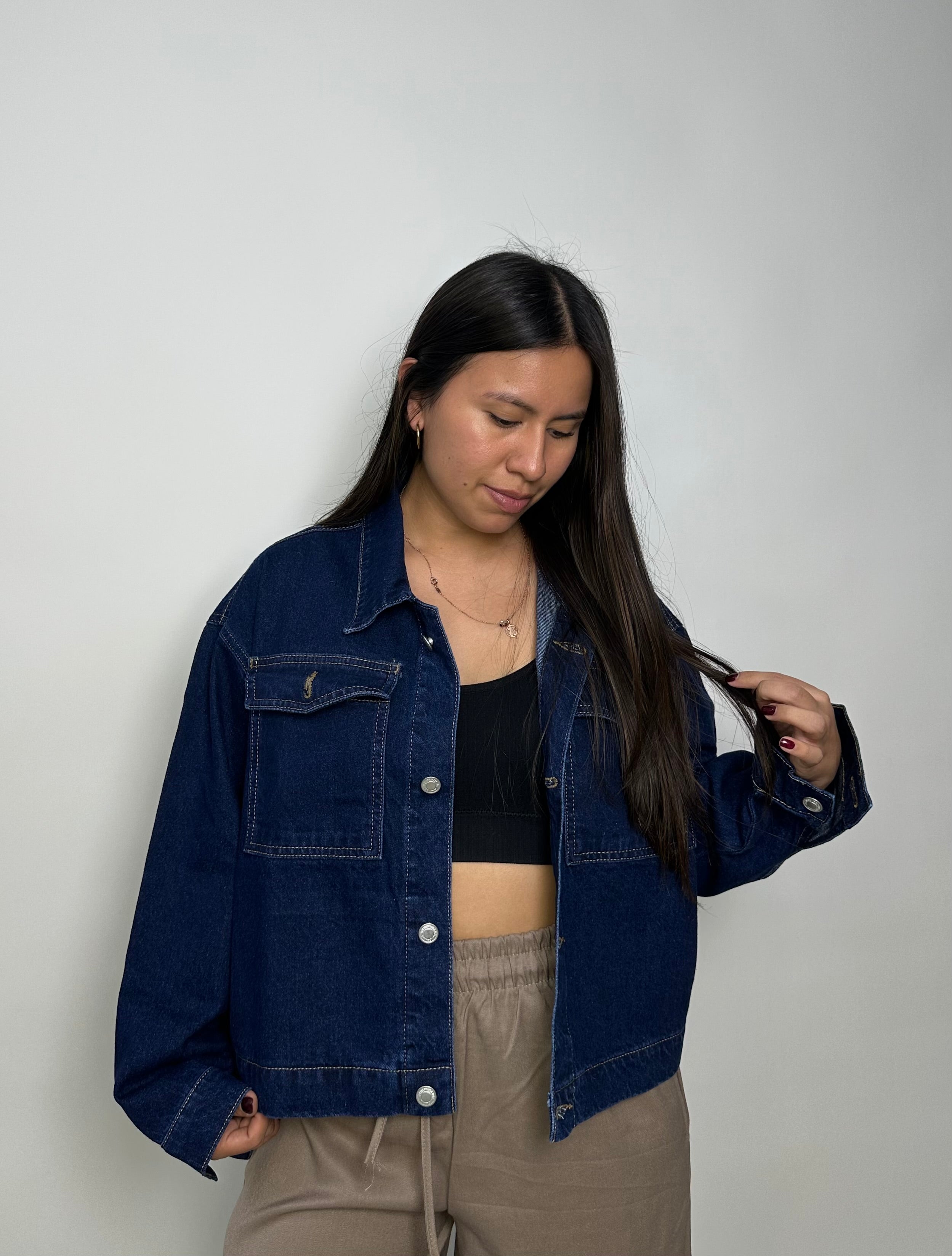 Casaca Denim Oversize