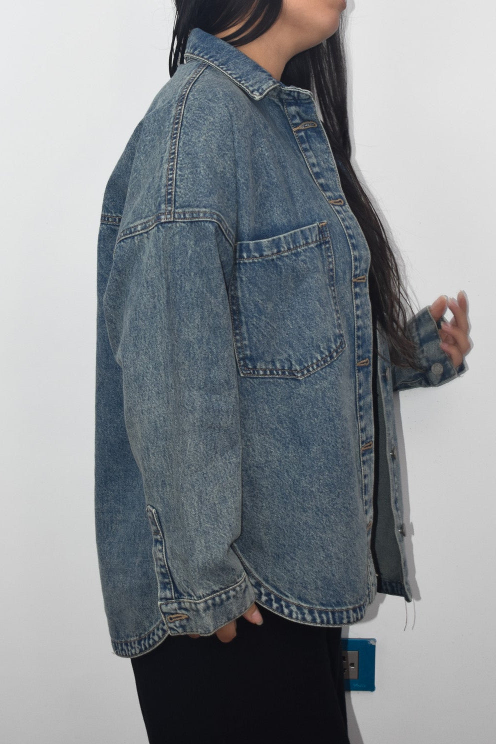 Sobrecamisa Denim Oversize