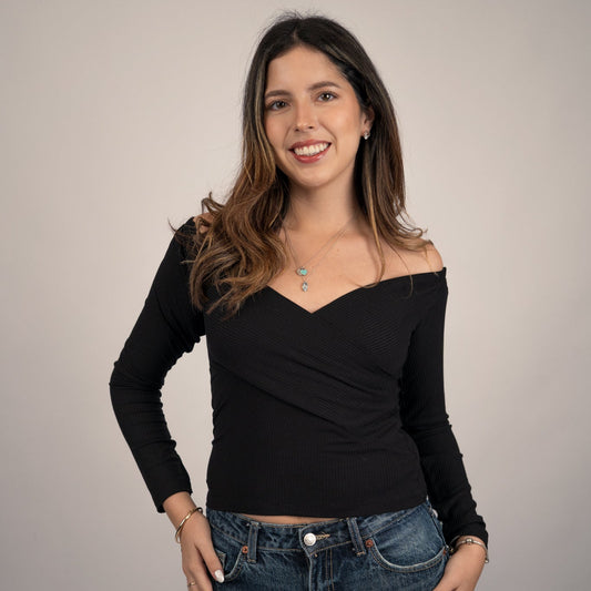 Polo básico cruzado