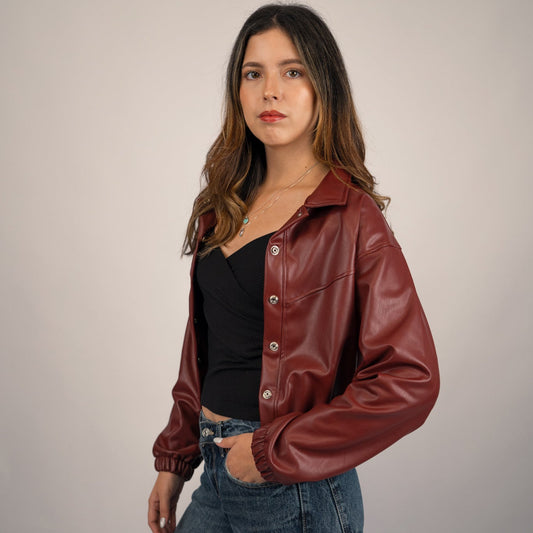 Chaqueta Biker Cuerina