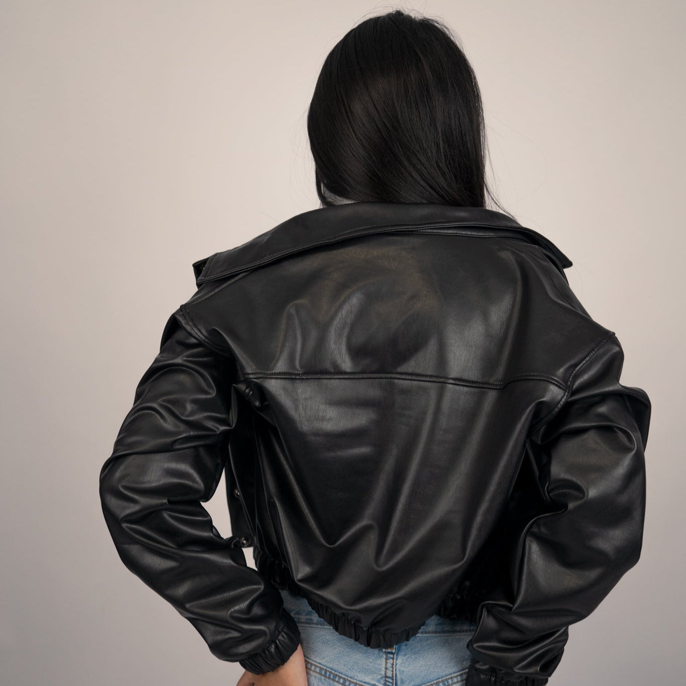 Chaqueta Biker Cuerina