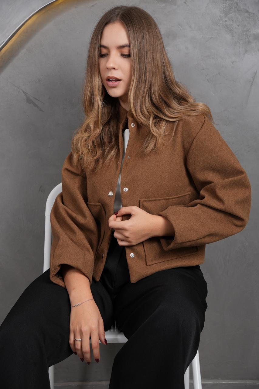 Pre venta Casaca Paño Noruega - Camel