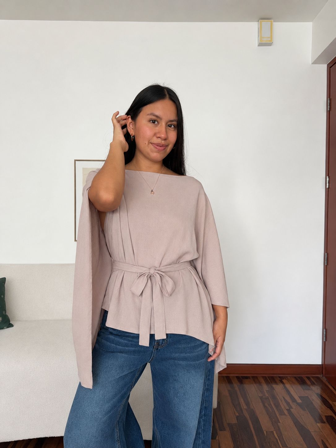 Blusa Moz Amarre Lino