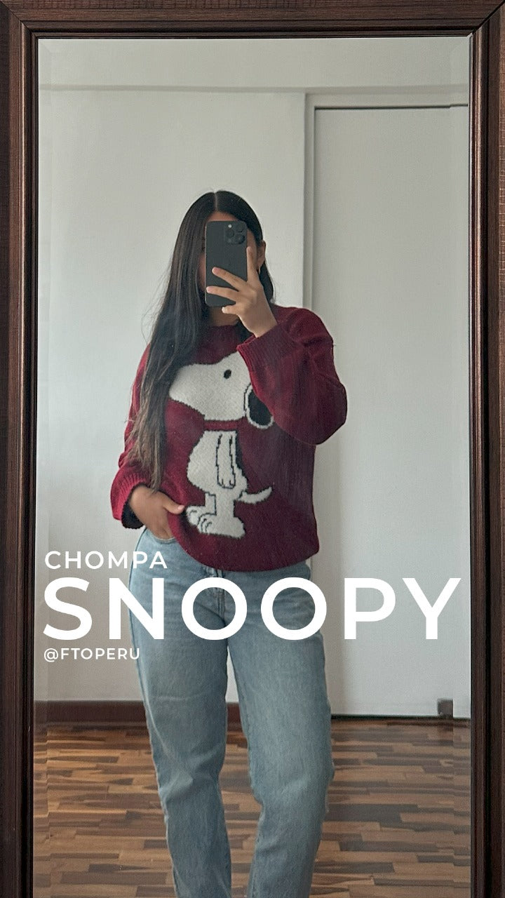 Chompa diseño Snoopy